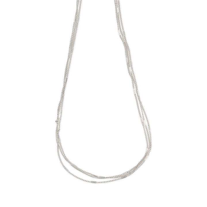 Mika - Multi Chain Necklace i rustfrit stål