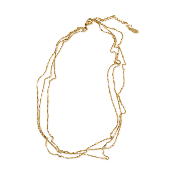 Mika - Multi Chain Necklace i rustfrit stål