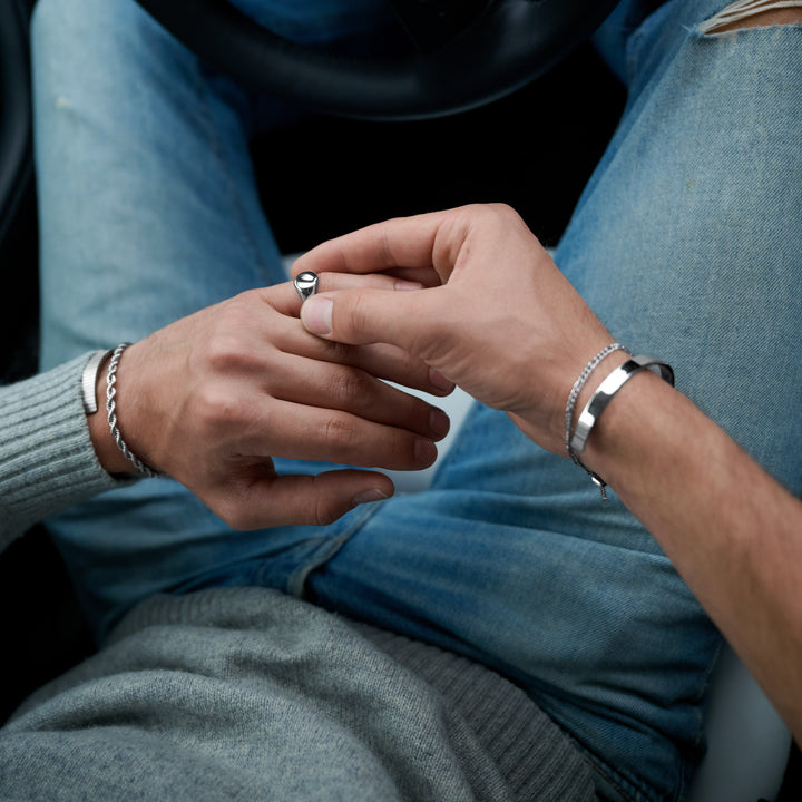 Gustav - Reb Kæde Armbånd Rustfrit Stål