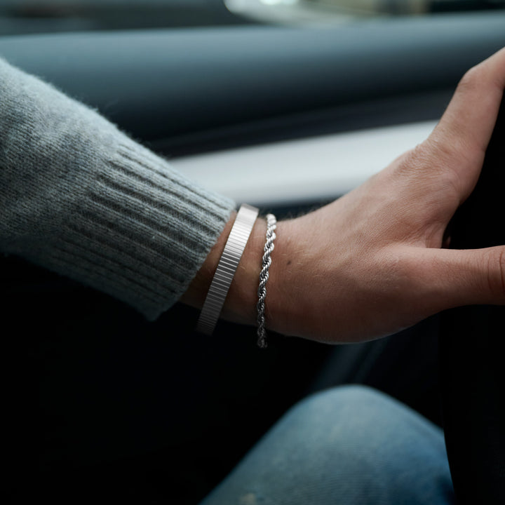 Gustav - Reb Kæde Armbånd Rustfrit Stål