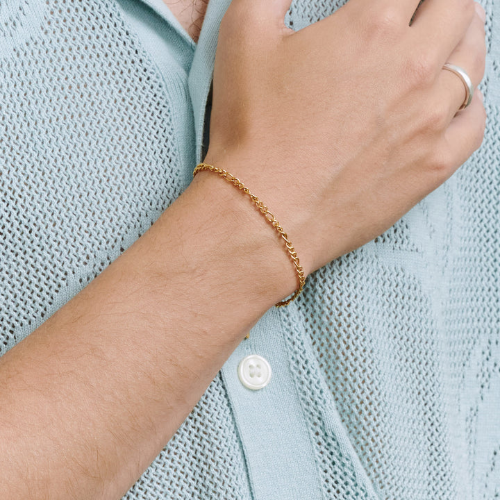 Hugo - kæde armbånd rustfrit stål