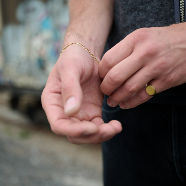 Hugo - kæde armbånd rustfrit stål