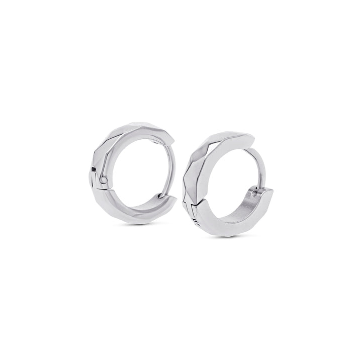 Noor - Spike øreringe med ring 16mm rustfrit stål
