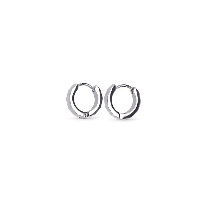 Noor - Spike øreringe med ring 16mm rustfrit stål
