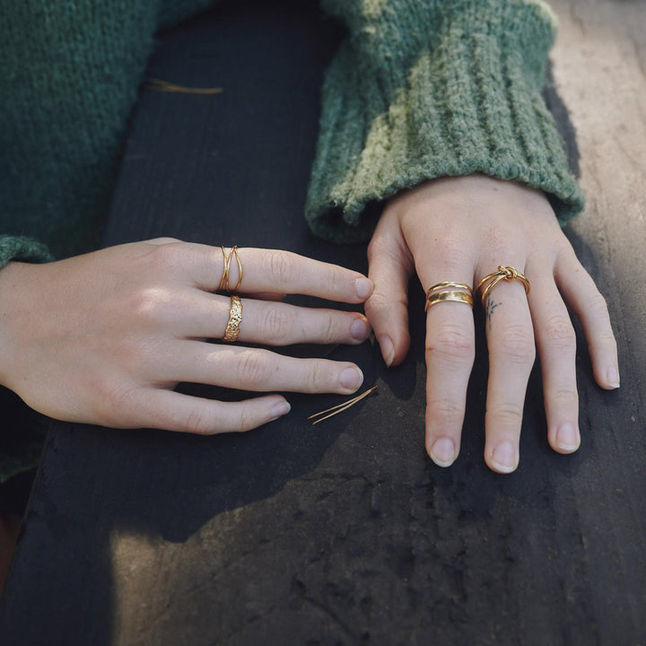Tone - Hammered Ring Stainless Steel