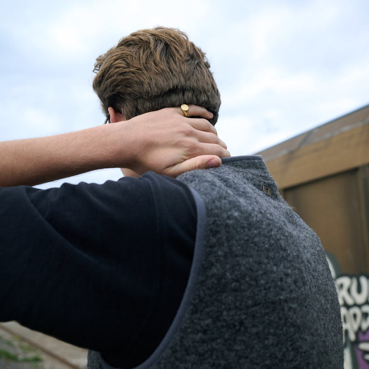 Ian - Signetring i rustfrit stål