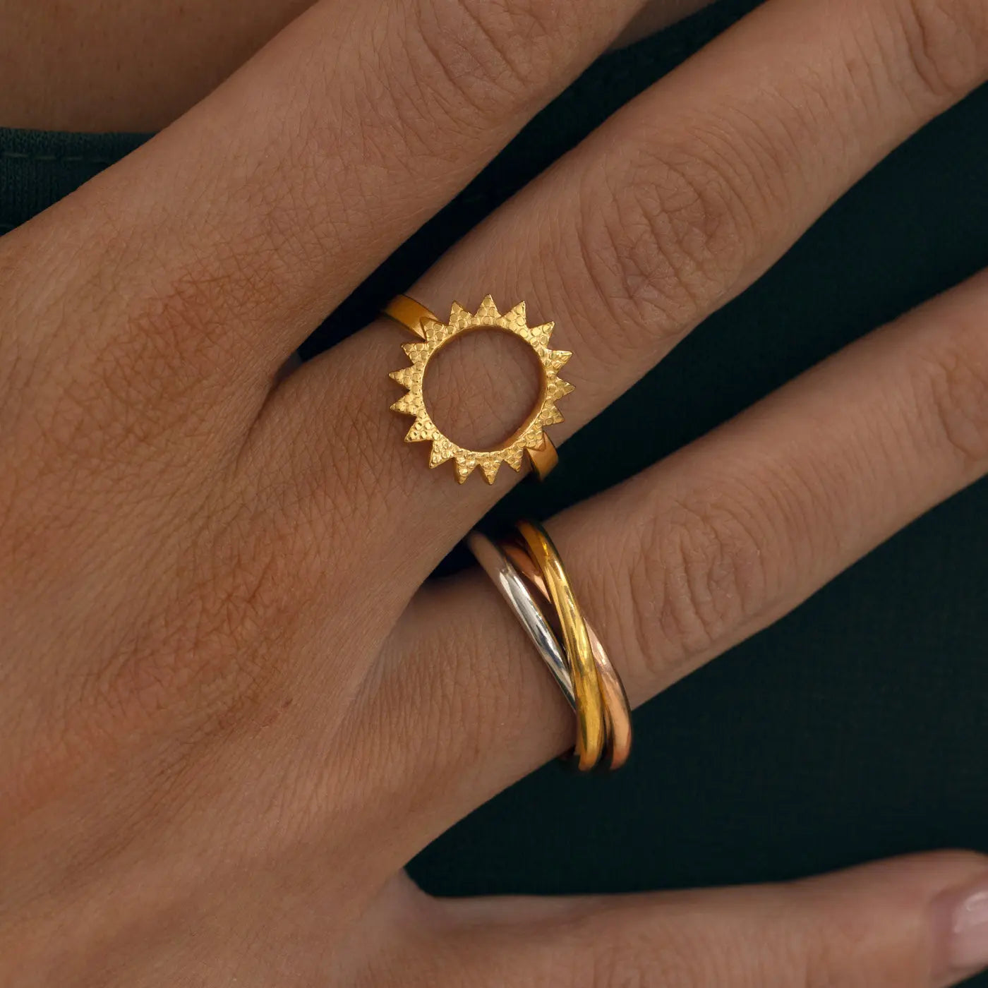 Jules - Triple Color Ring Rustfrit Stål