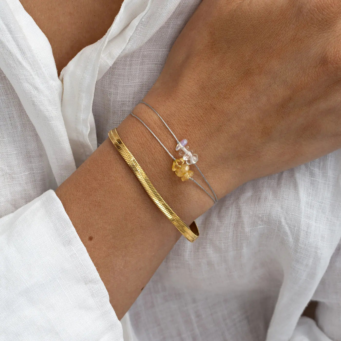 Ivy - Snake Chain Armbånd Rustfrit Stål