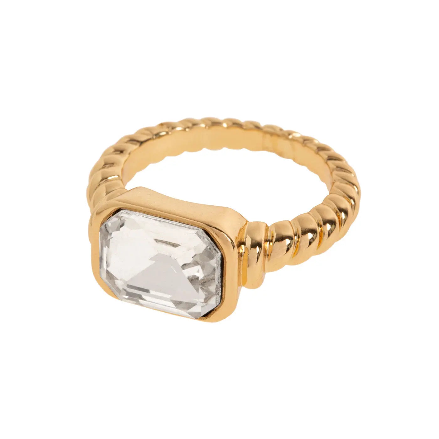 Dora - Crystal Statement Ring