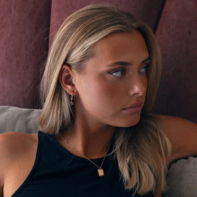 Gabriella - Soft Hoop Øreringe i rustfrit stål