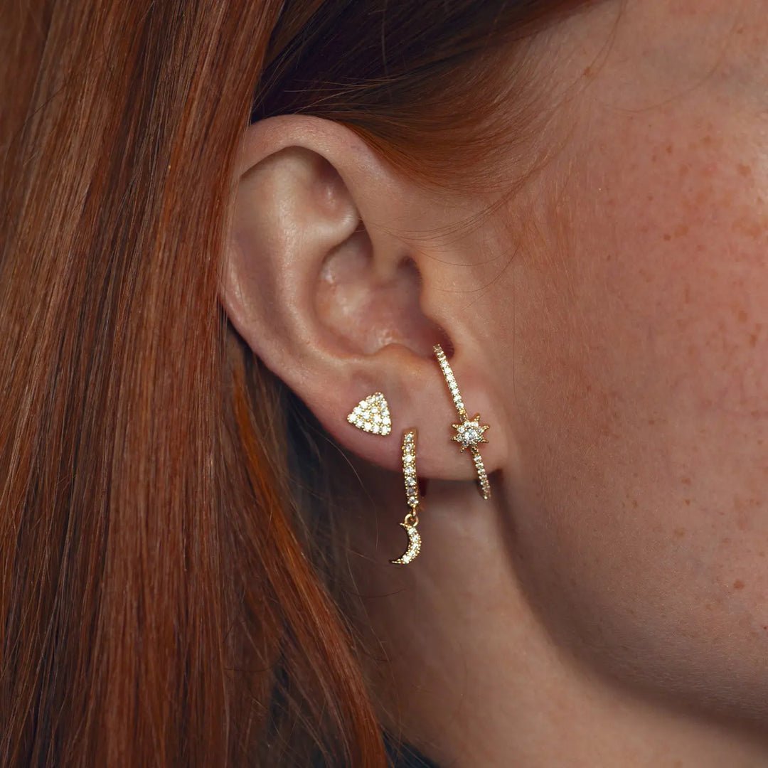 Aurora - Crystal Statement Stud Earrings Timi of Sweden