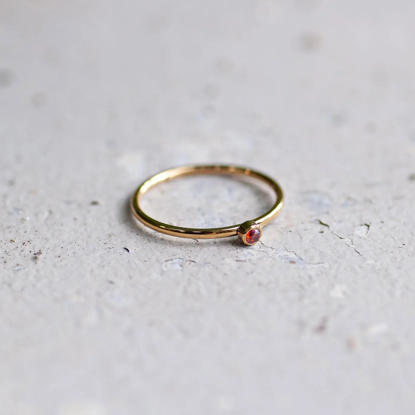 Chakra Krystal Ring Rustfrit Stål