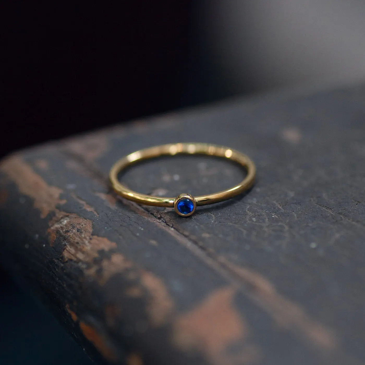 Chakra Krystal Ring Rustfrit Stål