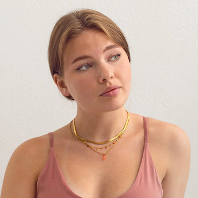 Isolde - Karneol halskæde