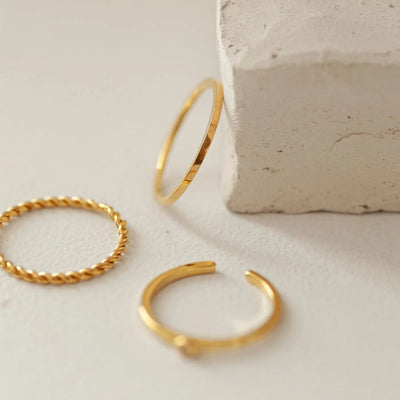 Evi - Simple Elegant Ring Rustfrit Stål