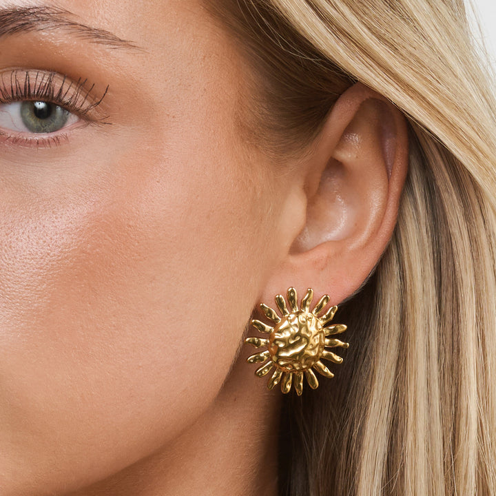 Estri - Statement Stud Earrings Stainless Steel