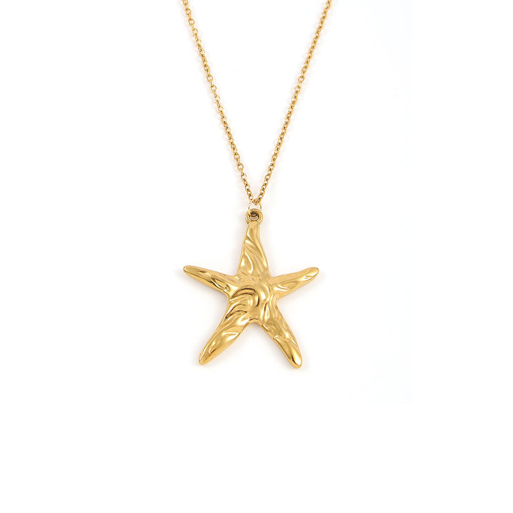 Malin - Starfish Dangling Necklace Stainless Steel