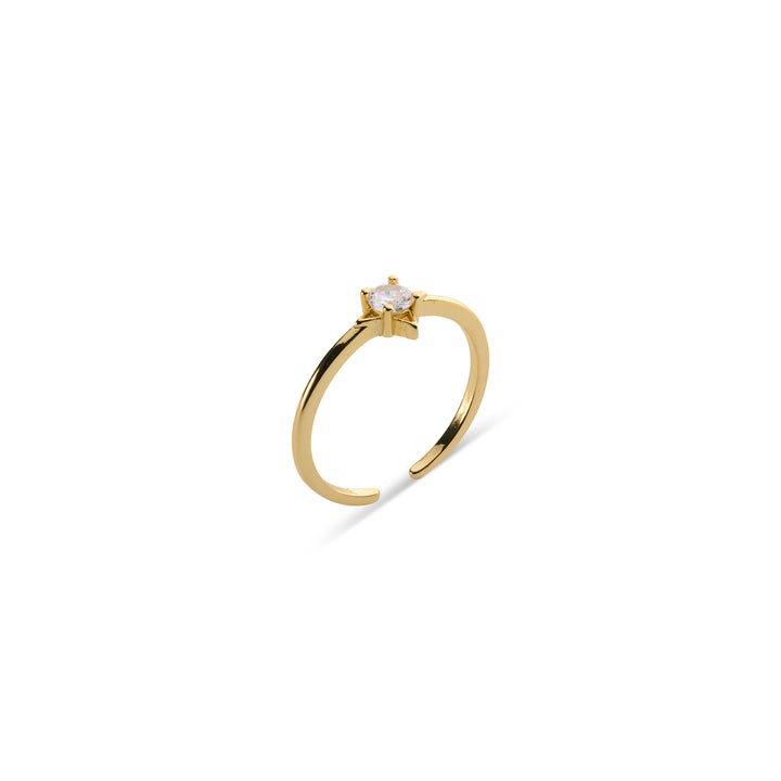 Indy - Star Crystal Ring Justerbar