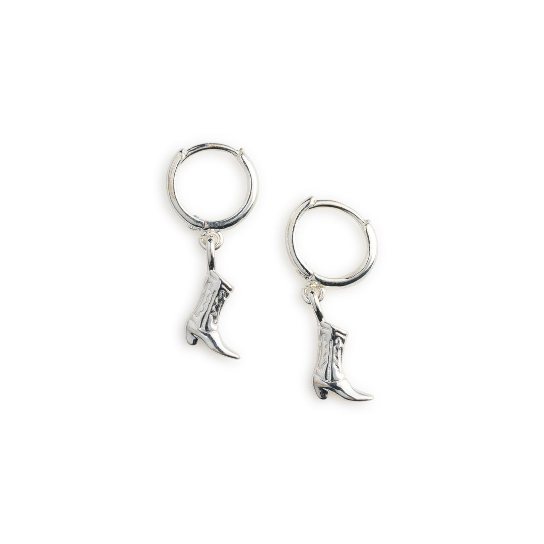 Wendy - Cowboy Boot Hoop Earrings