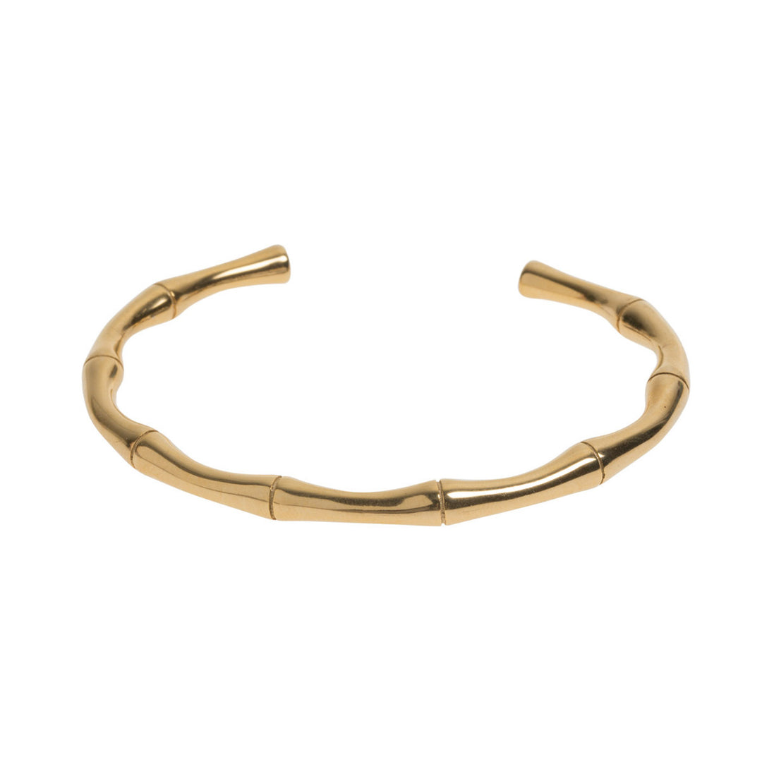 Tyra - Bamboo Bangle Armbånd Rustfrit Stål