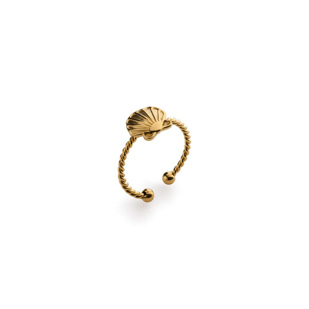 Penny - Seashell Ring Adjustable Stainless Steel