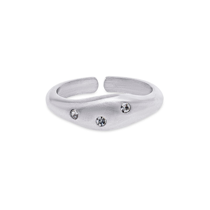 Eline - Crystal Ring Stainless Steel