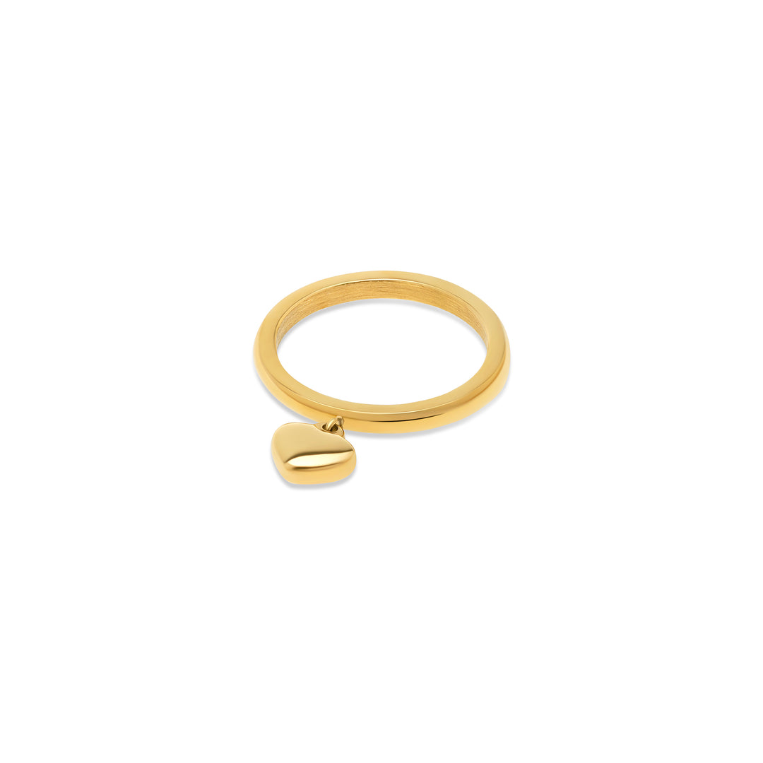 Iselin - Heart Ring Stainless Steel