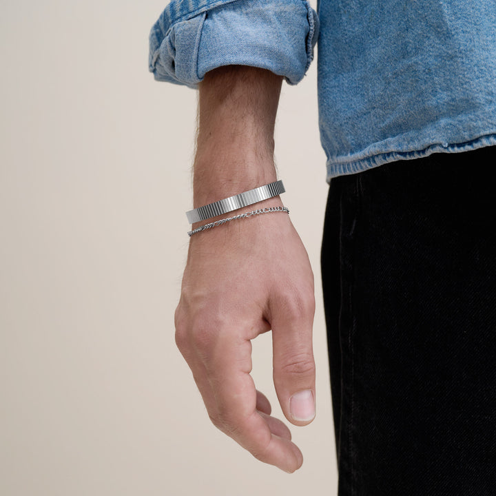 Hugo - kæde armbånd rustfrit stål