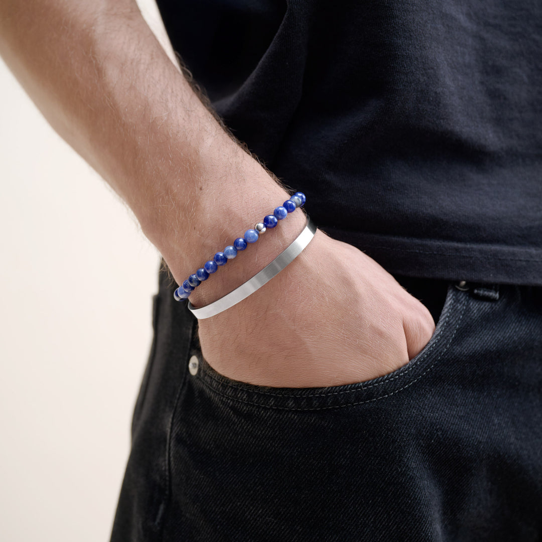 Tristan - Slank Armbånd i Rustfrit Stål