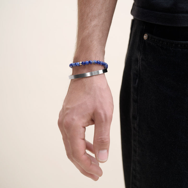 Tristan - Slank Armbånd i Rustfrit Stål
