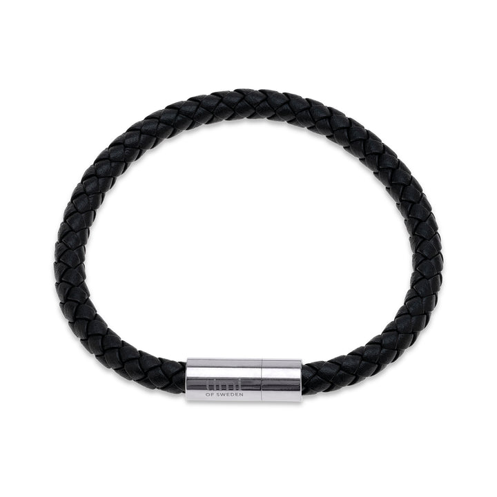 Oliver - Læderarmbånd Rustfrit Stål