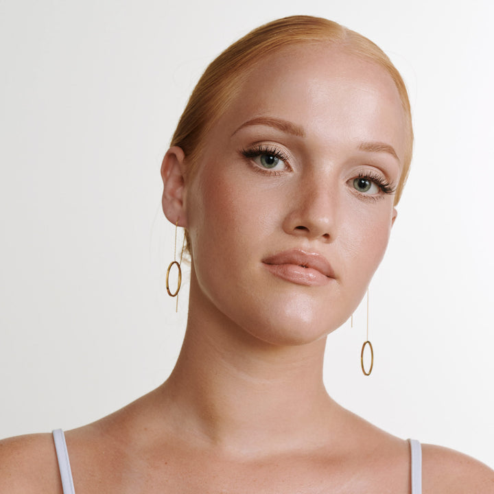 Tiril - Circle Chain Earrings Stainless Steel