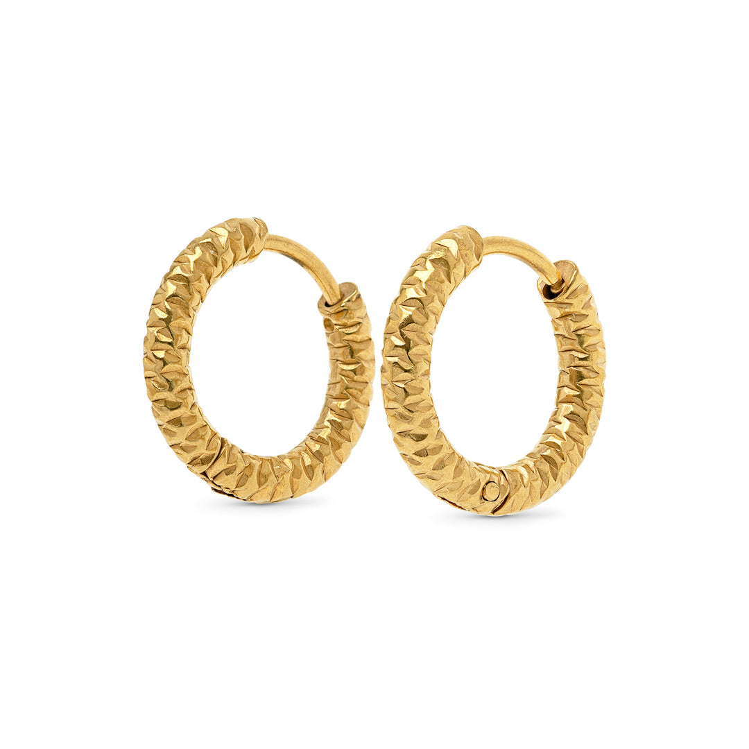Torun - Øreringe med ring 16mm Rustfrit stål
