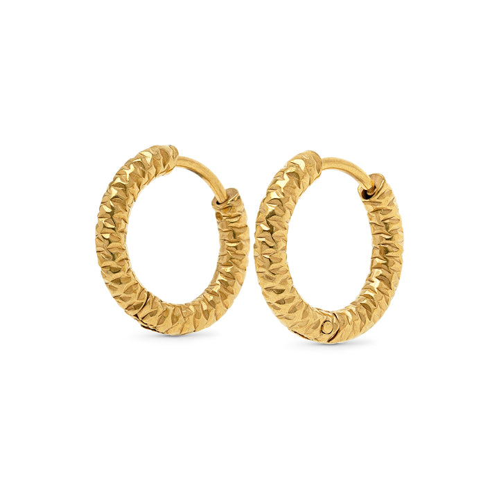 Torun - Øreringe med ring 16mm Rustfrit stål