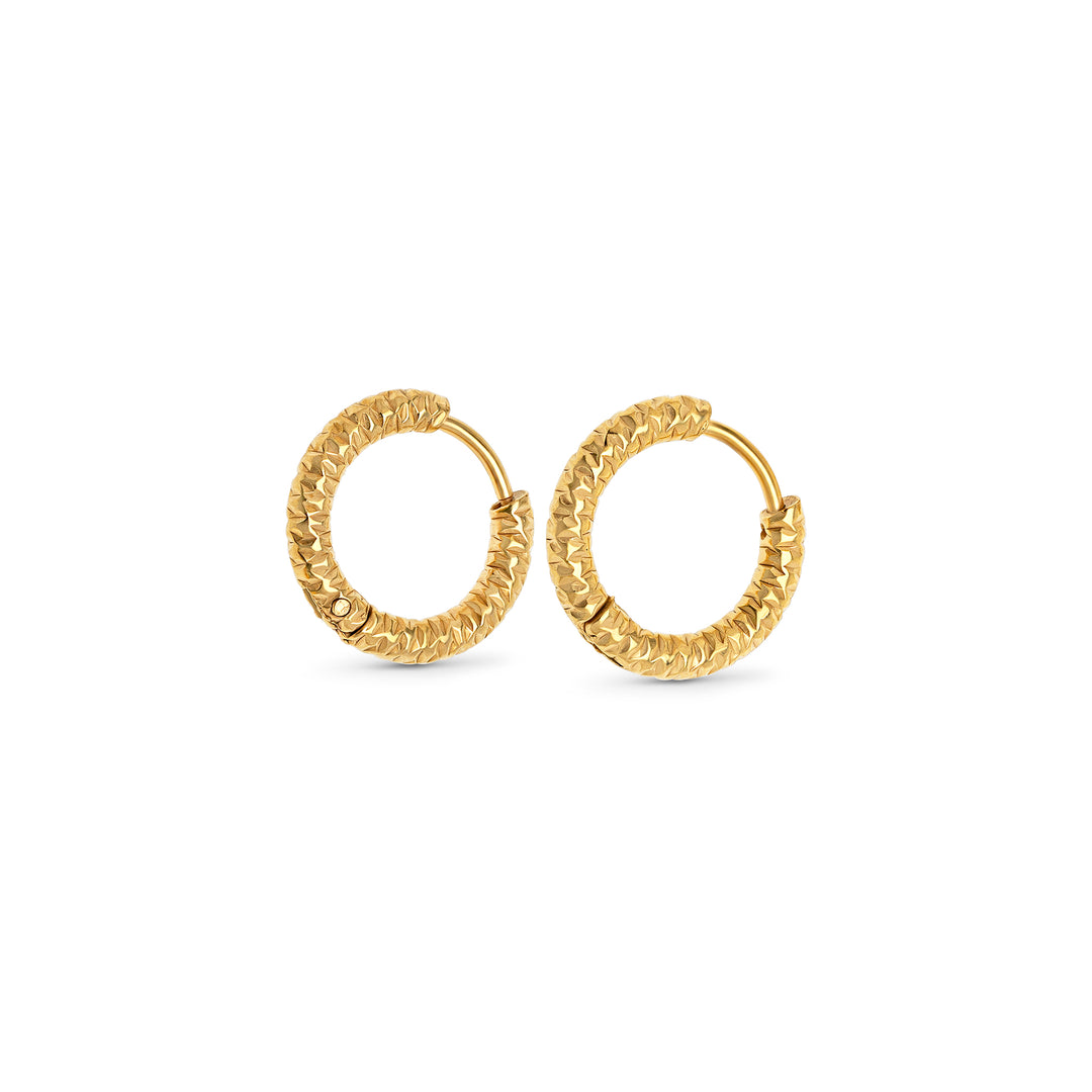 Torun - Øreringe med ring 16mm Rustfrit stål