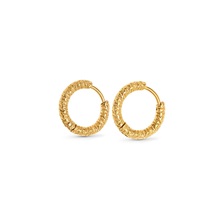 Torun - Øreringe med ring 16mm Rustfrit stål