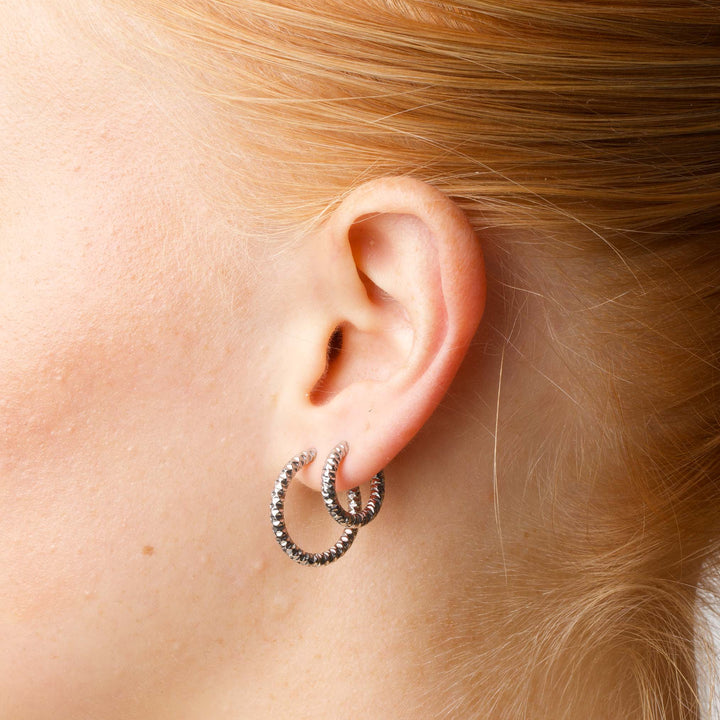 Torun - Øreringe med ring 20mm Rustfrit stål