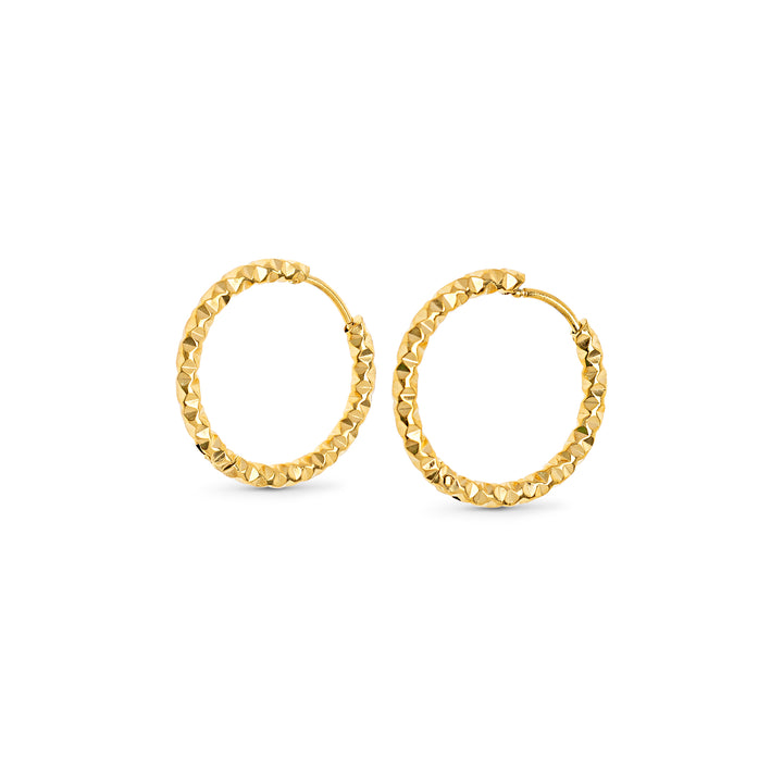 Torun - Øreringe med ring 20mm Rustfrit stål