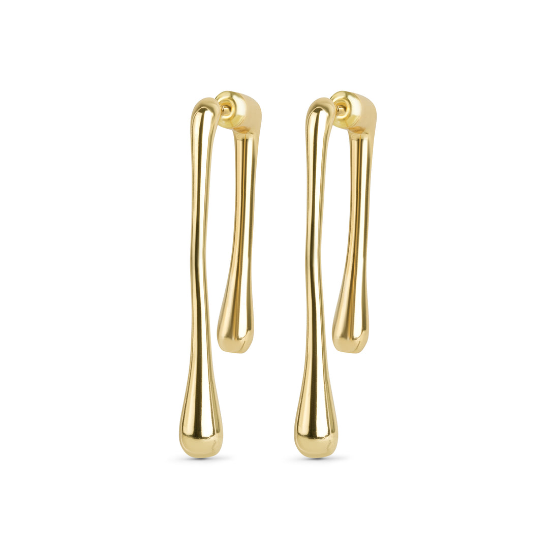 Corinne - Drop Bar Earrings Stainless Steel