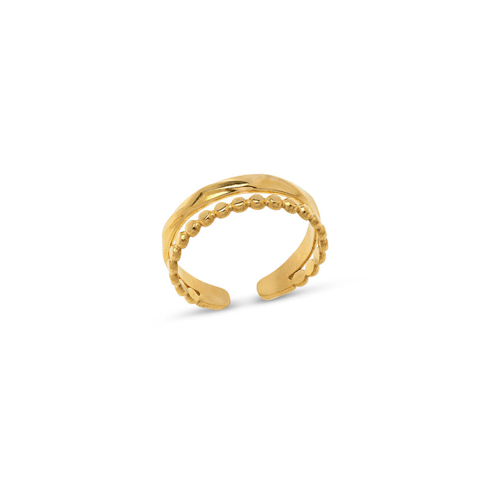 Polly - Duo Ring Rustfrit Stål