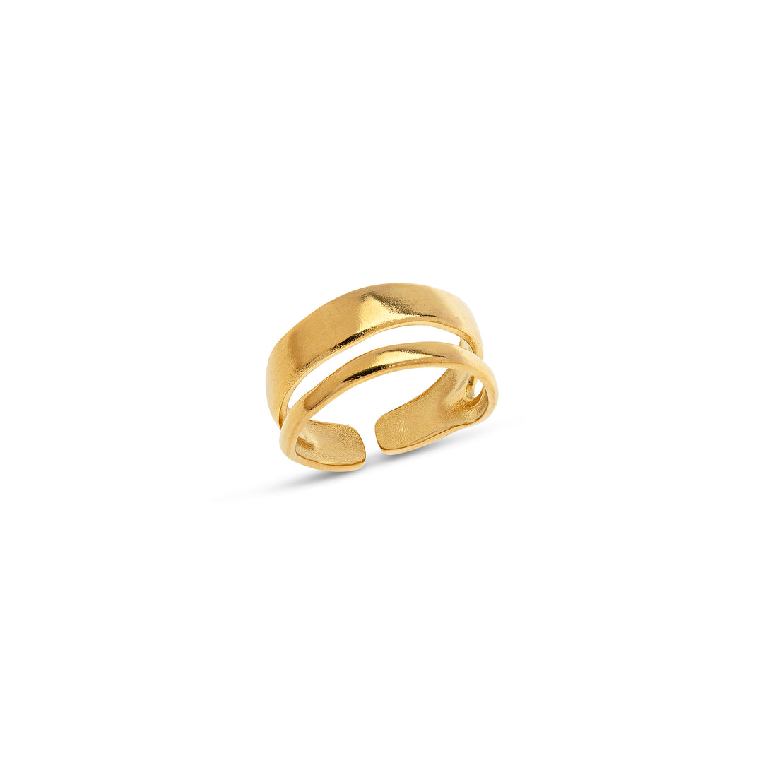 Willa - Sleek Duo Ring Stainless Steel