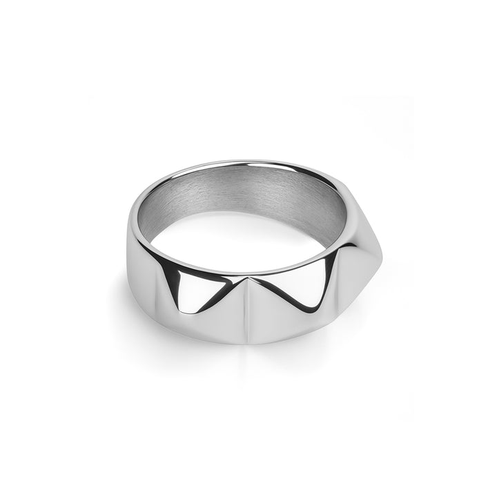 Ru - Spike Ring Rustfrit Stål