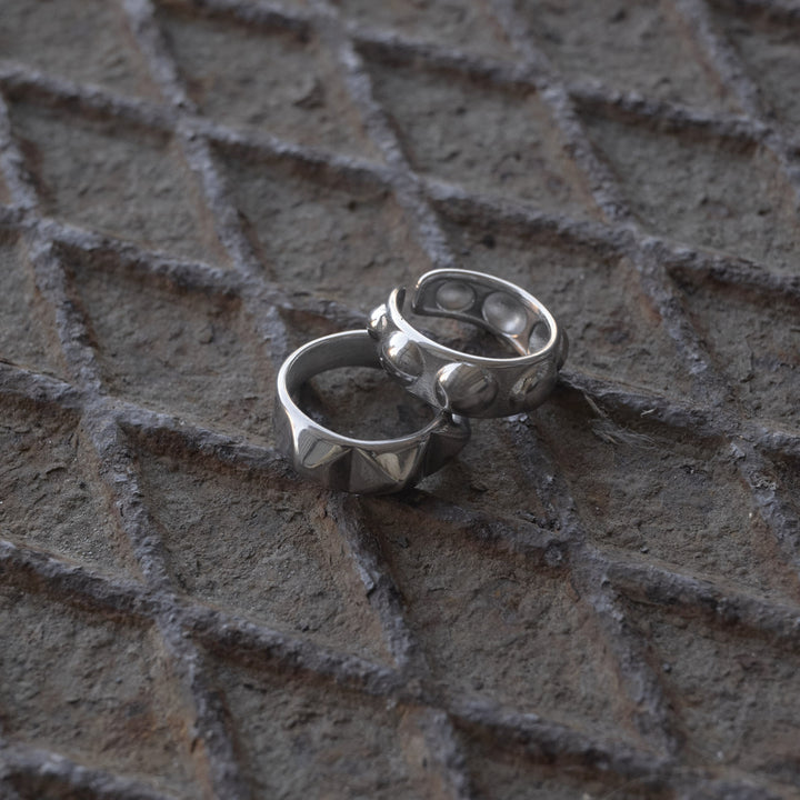 Ru - Spike Ring Rustfrit Stål
