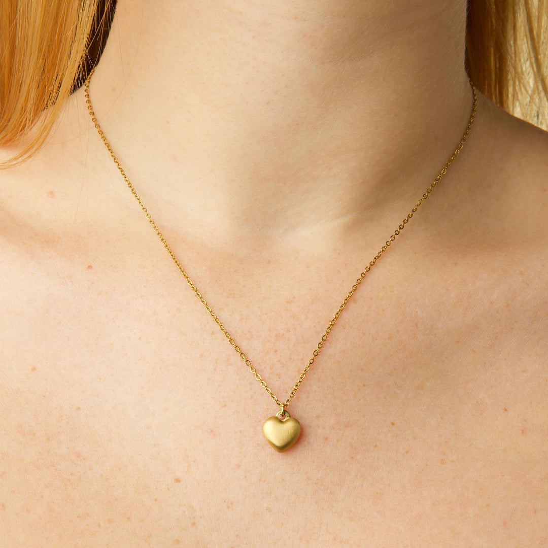 Bellamy - Hjerte Halskæde Rustfrit Stål