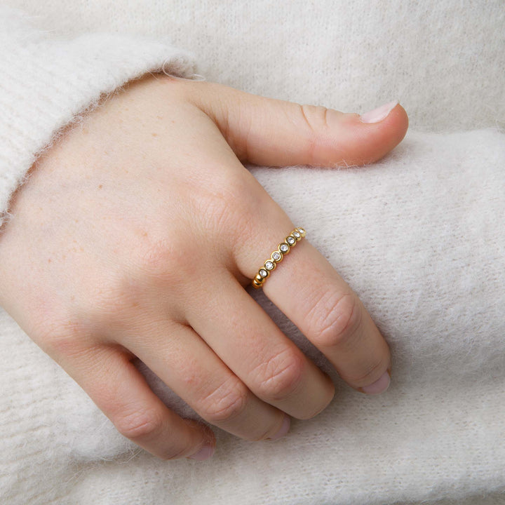 Pernilla - Crystal Ring Stainless Steel