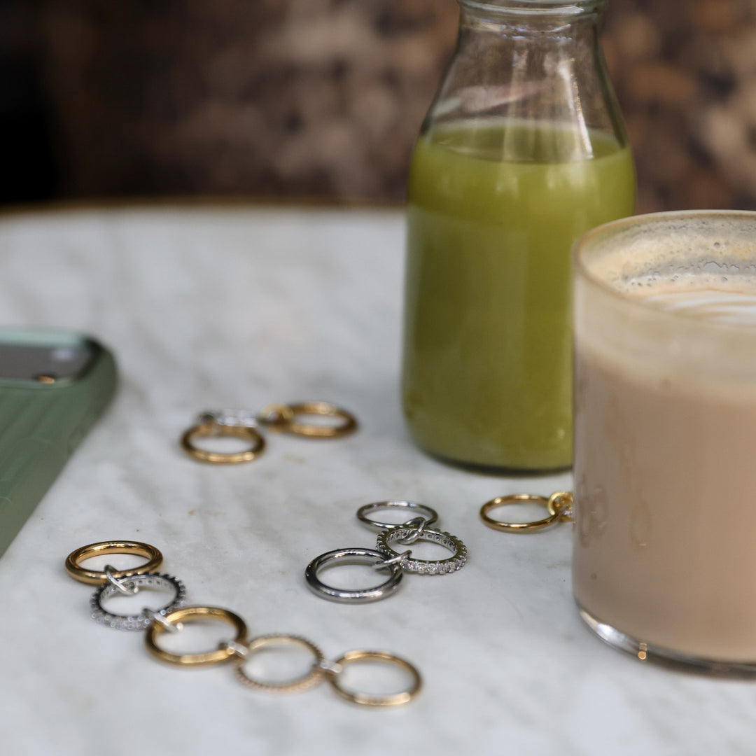 Kristina - Stablet Ring Luksus Rustfrit Stål