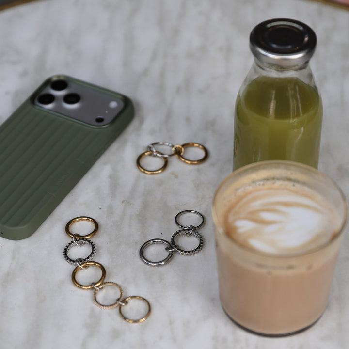 Kristina - Stablet Ring Luksus Rustfrit Stål