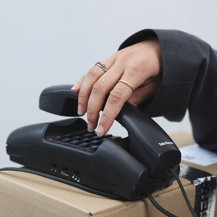 Maggie - Struktur Ring Rustfrit Stål