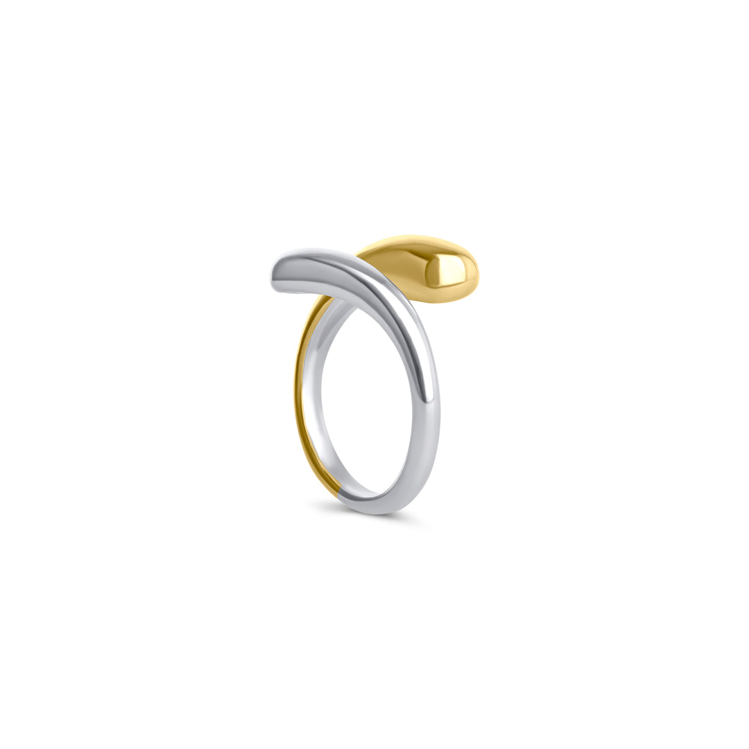 Ava - Mixed Metal Ring Stainless Steel
