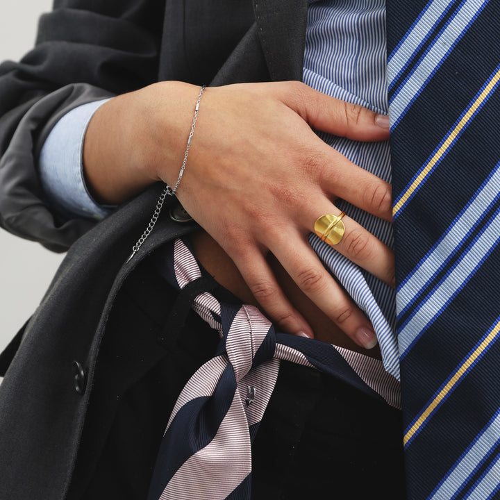 Jiselle - Statement-ring i rustfrit stål